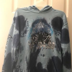 Def Leppard Blue Hoodie